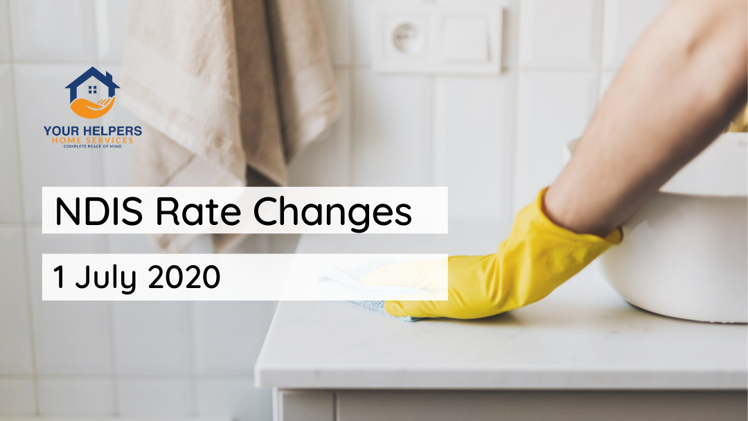 Rate Changes – NDIS house cleaning costs